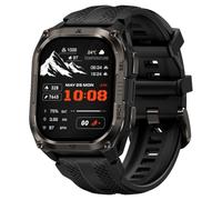 KOSPET PULSE 2 Smartwatch robusto, GPS dual-band, 5ATM e IP69, Torcia LED | AMOLED da 1,96", batteria extra large, oltre 170 modalità sportive, Monitoraggio cuore e sonno per Android e iPhone Nero