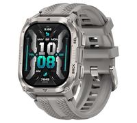 KOSPET PULSE 2 Smartwatch robusto, GPS dual-band, 5ATM e IP69, Torcia LED | AMOLED da 1,96", batteria extra large, oltre 170 modalità sportive, Monitoraggio cuore e sonno per Android e iPhone Nero