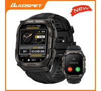 KOSPET Tank M4 Smart Watch da uomo Acciaio inossidabile GPS a 6 posti Mappe offline 10ATM 45M Dive 24/7 Monitor sanitario per Android iOS