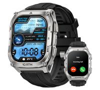 KOSPET Tank M4 Smartwatch Uomo Rugged, Impermeabile 45m, Mappa Offline