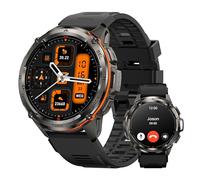 KOSPET TANK T3 Ultra Smartwatch Uomo, Orologio Militare on GPS, 5ATM Impermeabile, 1.43”Schermo HD AMOLED, 170+ Modalità Sport, Chiamata Bluetooth/Altitudine/Pressione/Bussola (Nero)