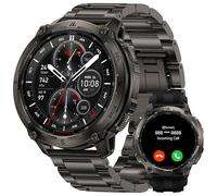 KOSPET TANK T4 Special Edition, GPS Smart Watch da uomo, cassa in acciaio inox con mappa offline e walkie talkie, impermeabile 10 ATM, chiamata Bluetooth, robusto smartwatch con cardiofrequenzimetro