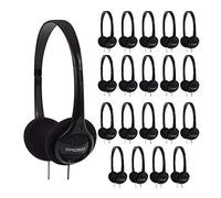Koss KPH7 - Set di cuffie leggere e portatili, confezione da 20 pezzi, colore: Nero