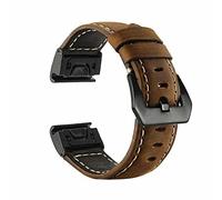 KOSSMA 20 22 26mm Cinturino In Pelle Per Garmin Fenix 7X 7 7S 6X 6 6S Pro 5X 5 5SPlus 3HR 935 D2 Orologio a sgancio rapido Easyfit Band cinghie, 26mm For Fenix 6X 6XPro, agata