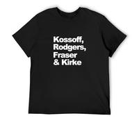 Kossoff Rodgers Fraser & Kirke Names Rock O-Neck 100% Cotton Short Sleeve Unisex T-Shirt S