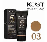 Kost Make Up Italia CC Cream 5 in 1, senza Parabeni, N.03
