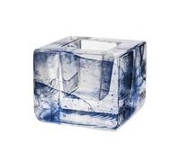 Kosta Boda - Portacandela in Vetro e Cristallo, Blu