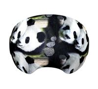 KOSTOO Copertura per occhiali da sci e snowboard, protezione in microfibra per occhiali da sci, protezione da graffi e polvere, ottimo regalo per gli amanti dello sci (Panda)