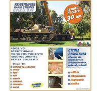 ADESIVO STRUTTURALE KOSTRUFISS RAPID STRONG EVOLUTION 310 ML PROCHIMICA