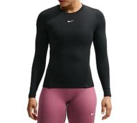 Koszulka tenisowa Nike One Dri-Fit Fitted Long Sleeve Top - black/white # XXS (L)