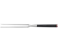 KOTAI | Forchetta da intaglio per carne o barbecue | In acciaio inossidabile, fatta a mano | Resistente alla ruggine e perfettamente bilanciata per comfort e sicurezza | Manico in legno di Pakka