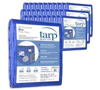 Kotap TRA-0608-30 - Telone multiuso resistente, confezione da 30 pezzi, 1,8 x 2,4 m, blu