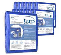 Kotap TRA-1012-15 - Telo in poliestere multiuso, 5 mm, 3 x 3,7 m, colore: Blu