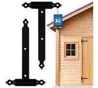 KOTARBAU® 2 cerniere per cancelli, 400 mm, piastra da 245 mm, lubrificazione per porta, 400 mm