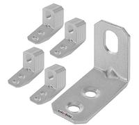 KOTARBAU, angolo di regolazione 25 x 35 x 16 mm, angolo di bordatura, raccordo a gomito, foro lungo, apertura di regolazione, raccordo in legno, angolo di montaggio (50)