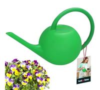 KOTARBAU® Annaffiatoio da giardino, 1,2 l, verde, con beccuccio lungo, in plastica, annaffiatoio per bambini, annaffiatoio in plastica, piccolo annaffiatoio in plastica, piccolo annaffiatoio per