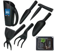 KOTARBAU® Attrezzi Giardinaggio, Kit Giardinaggio, PVC, Nero