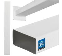 KOTARBAU® Canale piatto 110 mm x 55 mm, condotto di ventilazione in plastica, lunghezza 50 cm, efficiente sistema a canale piatto per una ventilazione ottimale, canale piatto, condotto di scarico