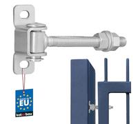 KOTARBAU® Cardini Per Cancello - Acciaio - 115 mm M12 - Argento - Cardine Regolabile per Cancello - Cerniera Zincata - Per Cancelli Da Giardino E Legno - Cerniere Portone Ferro