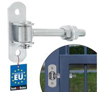 KOTARBAU® Cardini Per Cancello - Acciaio - 115 mm M12 - Argento - Cardine Regolabile per Cancello - Cerniera Zincata - Per Cancelli Da Giardino E Legno - Cerniere Portone Ferro