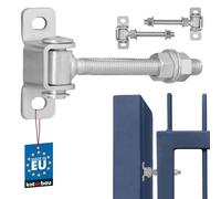 KOTARBAU® Cardini Per Cancello - Acciaio - 115 mm M12 - Argento - Cardine Regolabile per Cancello - Cerniera Zincata - Per Cancelli Da Giardino E Legno - Cerniere Portone Ferro
