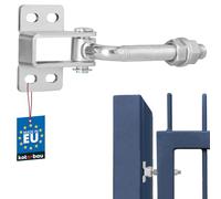 KOTARBAU® Cardini Per Cancello - Acciaio - 125 mm M16 - Argento - Cardine Regolabile per Cancello - Cerniera Zincata - Per Cancelli Da Giardino E Legno - Cerniere Portone Ferro