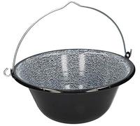 KOTARBAU® Casseruola per gulasch ungherese smaltata, 13 l, da appendere alla base a tre gambe
