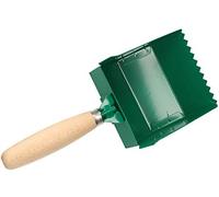 KOTARBAU Cazzuola adesiva 100 - 420 mm, manico in legno, spatola per calcestruzzo aerato, cazzuola per calcestruzzo a gas, paletta per calcestruzzo, pala rettangolare (115 mm)