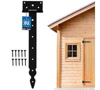 KOTARBAU® Cerniera a T, 350 mm, decorativa, colore nero