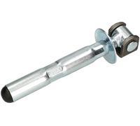 KOTARBAU® Cerniera per cancello regolabile con ancoraggio + rosetta, ideale per carichi pesanti, tassello chimico, zincato, M16, Ø 21 mm