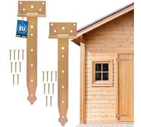 KOTARBAU® Cerniera per Cancello T 100 mm (3.94 in) serratura cancelletto chiusura porta portile persiane perno cardine luchetto sicurezza