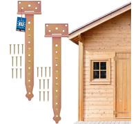 KOTARBAU® Cerniera per Cancello T 350 mm (13.78 in) 2pz serratura cancelletto chiusura porta portile persiane perno cardine