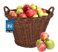 KOTARBAU® Cesto in vimini con manici, universale, per conservare e conservare fiori, Ø 60 cm