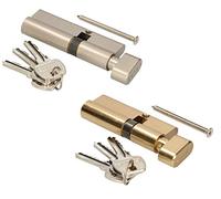 KOTARBAU - Cilindro di chiusura A 30 / B 40 - Cilindro con profilo - Serratura di sicurezza - Doppio - Materiale Ottone