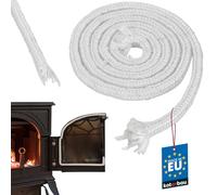 KOTARBAU® Corda Sigillante Ignifuga per Stufa in Fibra di Vetro 15 x 15 mm 2 m Guarnizione per Camino