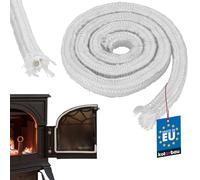 KOTARBAU Corda Sigillante Ignifuga per Stufa in Fibra di Vetro 30 x 30 mm 2 m Guarnizione per Camino