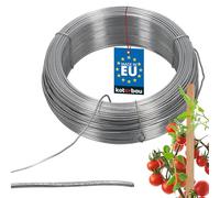 KOTARBAU® Filo da Giardino 1,4 mm 100 m Filo per Legare Le Piante Filo di Tensione Filo per Recinzione Zincato Argento