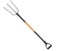 KOTARBAU® Forcone a 3 denti 124 cm da Giardino con Manico in Metallo Economico