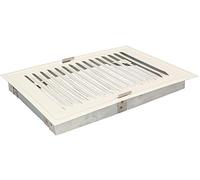 KOTARBAU® Griglia di ventilazione (. x cm) con rete per insetti, griglia di ventilazione in metallo per camini di ventilazione, colore bianco (14 mm x 21 mm)