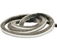 KOTARBAU® Guarnizione a spazzola 6,9 mm x 12 mm, autoadesiva, per mobili, porte, efficace guarnizione (20 m)