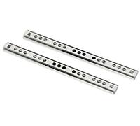KOTARBAU® Guide Telescopiche per Cassetti 2 Pezzi 180 mm / 17 mm con Chiusura Ammortizzata