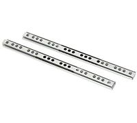 KOTARBAU® Guide Telescopiche per Cassetti 2 Pezzi 215 mm / 17 mm con Chiusura Ammortizzata