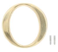 KOTARBAU® - Lettera “O” in ottone, 10 cm, per case, residenze, alberghi, appartamenti, monumenti e lapidi, 100% ottone