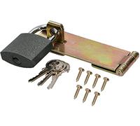KOTARBAU® Lucchetto con lucchetto giallo zincato, 130 mm