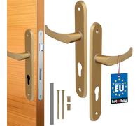KOTARBAU® Maniglia per porta, 72 mm, sinistra destra, per cilindro profilato, oro