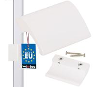 KOTARBAU Maniglia per porta del balcone, in alluminio, colore bianco, 9016