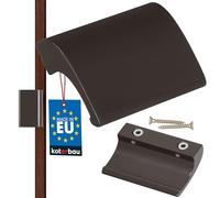 KOTARBAU Maniglia per porta del balcone, marrone scuro RAL 8077, maniglia per porta della terrazza, DE Luxe, sicura, universale, in alluminio