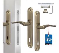 KOTARBAU® Maniglia per porta interna BB Maniglia per porta 90 mm Patina, maniglia lunga per porte interne, maniglia per porta