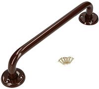 KOTARBAU® Maniglia per vasca da bagno 400 mm marrone maniglia per doccia supporto per montaggio a parete supporto per montaggio a parete per anziani bagno aiuto nel bagno