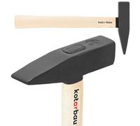 KOTARBAU® Martello 0,4 kg con stelo in legno, martello in acciaio, 260 mm